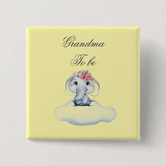 Carré 5 Cm Dreamy Days avec Rosie l'éléphant. Badge