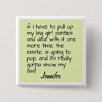 Green Big Girl Panties Mot Dit Nom Badge