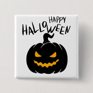 Carré 5 Cm Happy Halloween Badge
