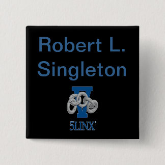 Carré 5 Cm Pin de badge nominatif de Robert L. Singleton
