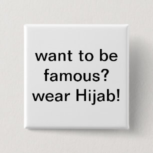 Carré 5 Cm Vous voulez être célèbre ? Badge