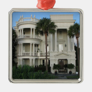 Carré Argenté Ornement à la maison historique de Charleston la