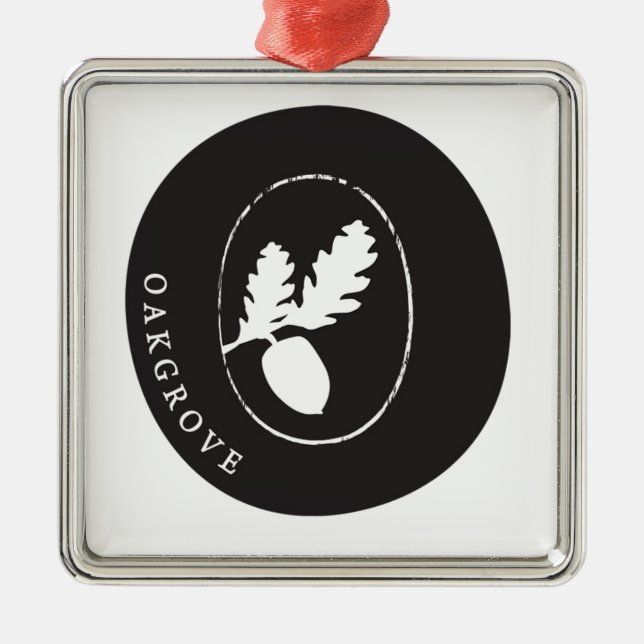 Carré Argenté Ornement d'Oakgrove (Devant)