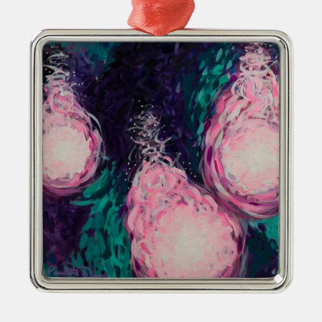 Carré Argenté Ornement (Donjons & Dragons : Lumières dansantes) (Devant)