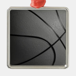 Carré Argenté Ornement en céramique de basket