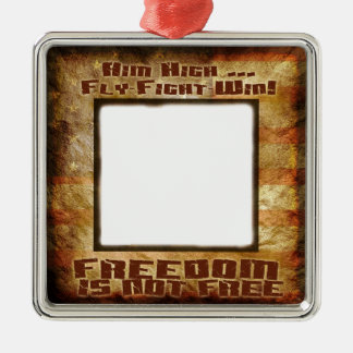 Carré Argenté Ornement fait sur commande de l'Armée de l'Air