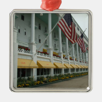 Carré Argenté Ornement grand d'hôtel d'île de Mackinac