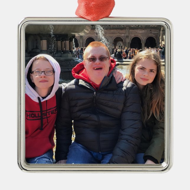 Carré Argenté Tous les 3 ornement 2019 (Devant)