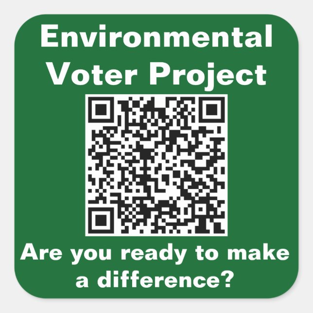 Carré, autocollant de 3 pouces; six en feuille (Devant)