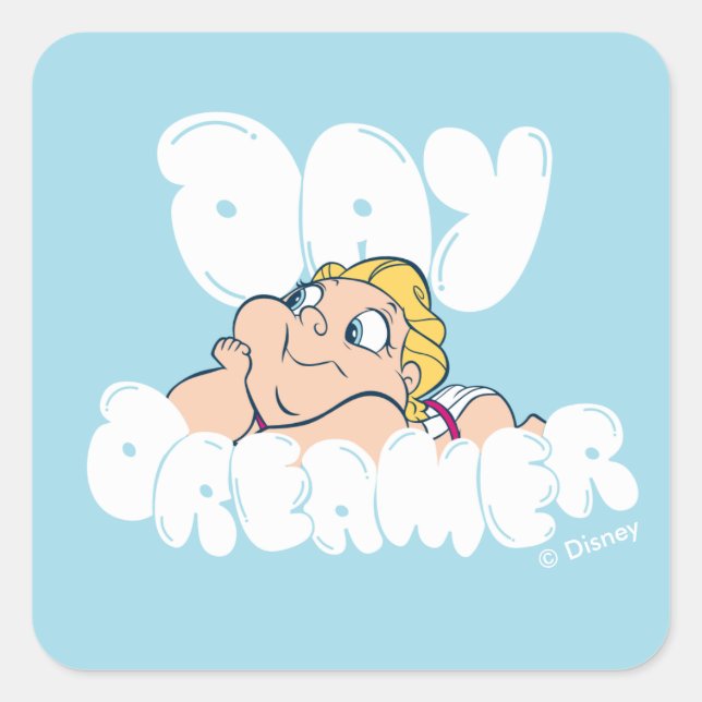Carré Baby Hercules - Day Dreamer Square Sticker (Devant)
