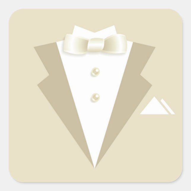 Carré Bachelor Party costume Sticker (Devant)