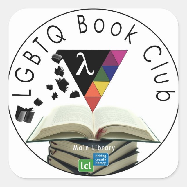 Carré Bibliothèque du comté de Licking : Sticker LGBTQ (Devant)