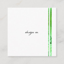 Carré Carré, Carte de visite de 2,5 po x 2,5 po