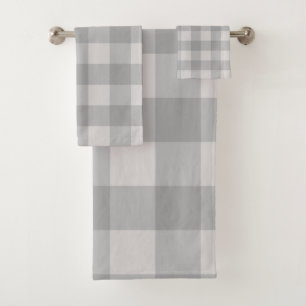 Carré carreauté gris bleu rustique