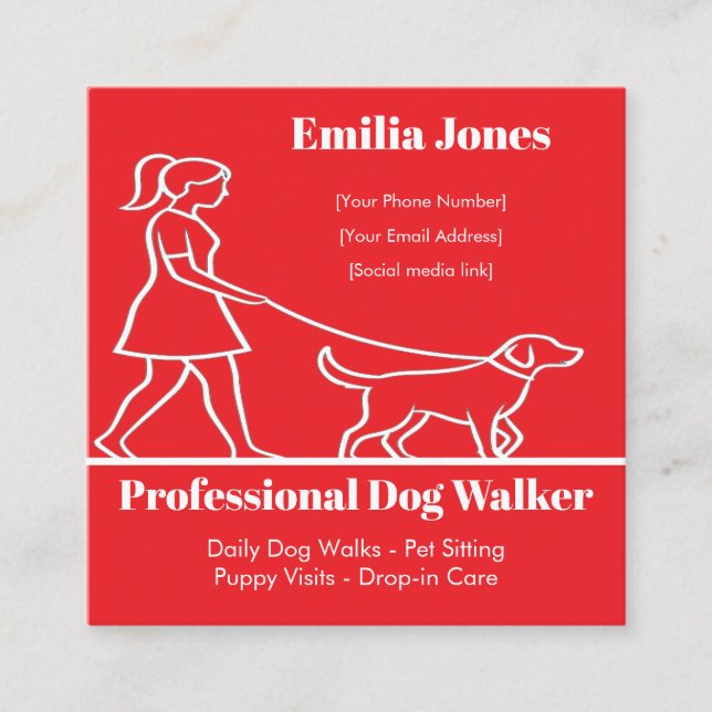 Carré Carte de visite (Devant)