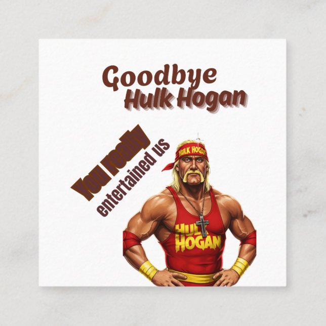 Carré Carte de visite (Dos)