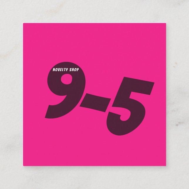 Carré Carte de visite (Dos)