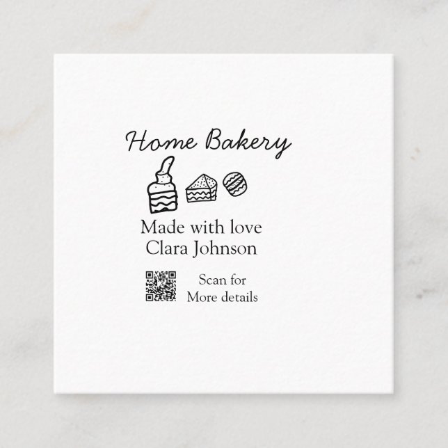 Carré Carte de visite (Devant)