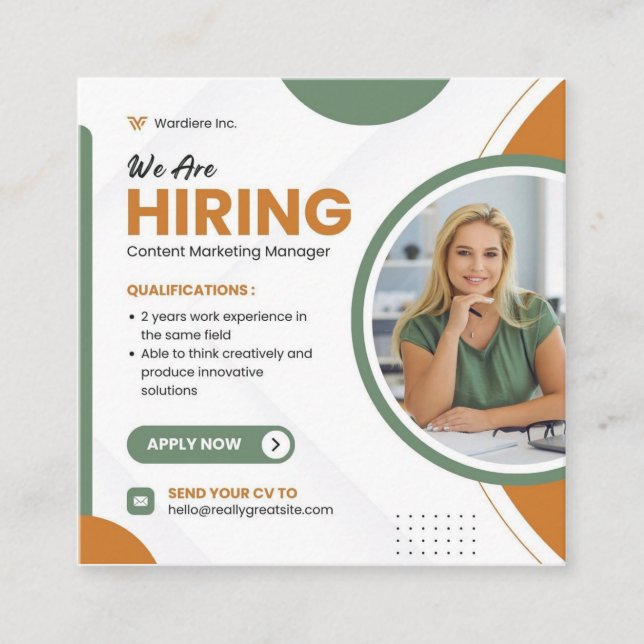 Carré Carte de visite (Devant)