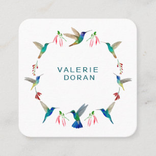 Carré Carte de visite Colibri