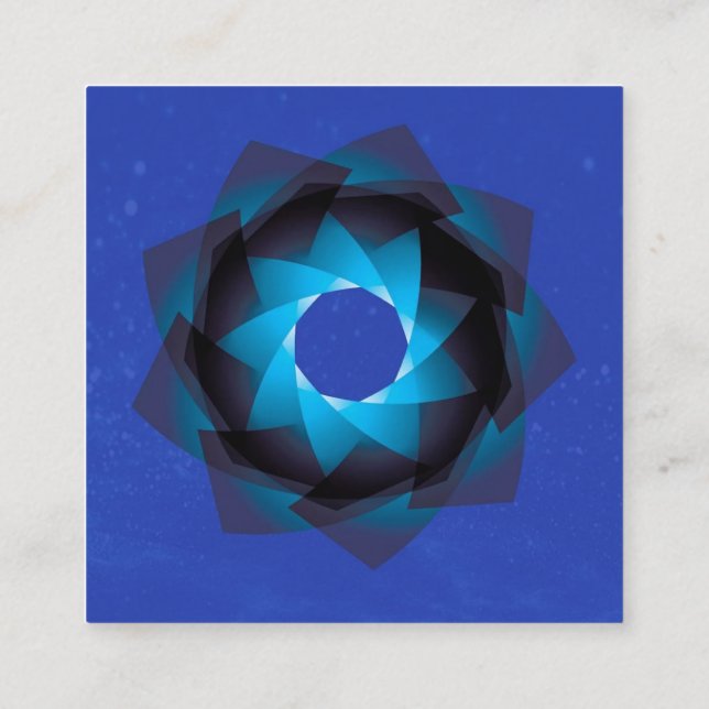 Carré Carte de visite d'art (Dos)