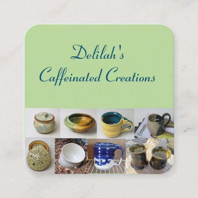 Carré Carte de visite d'artiste (Devant)