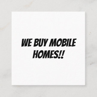 Carré, Carte de visite de 2,5 po x 2,5 po