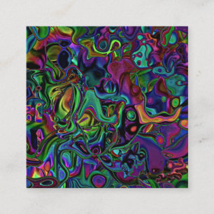 Carré Carte de visite de fusion cérébrale