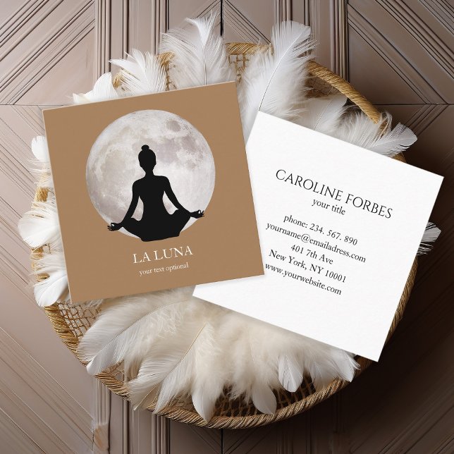 Carré Carte de visite de Mond Yoga (Créateur téléchargé)