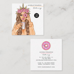 Carré Carte de visite de restauration