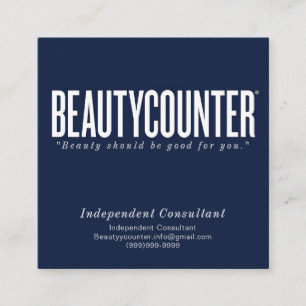 Carré carte de visite d'informations sur le Merci et la 