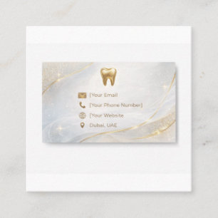 Carré Carte de visite d'ingénieur agronome personnalisée