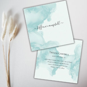 Carré Carte de visite écossais tendance