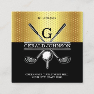 Carré Carte de visite personnalisée simple élégante dégr