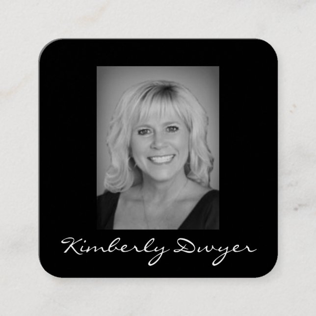 Carré CARTE DE VISITE photo Premium 2,5 X 2,5 (Devant)