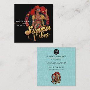 Carré Carte de visite professionnelle Event Planner Squa