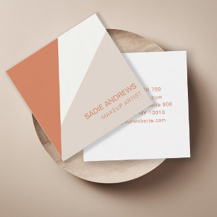 Carré Carte de visite quadratique moderne minimaliste