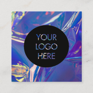 Carré Carte de visite social de médias d'hologramme