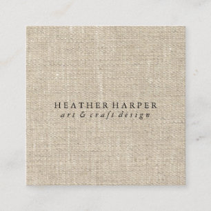 Carré Carte de visite - toile