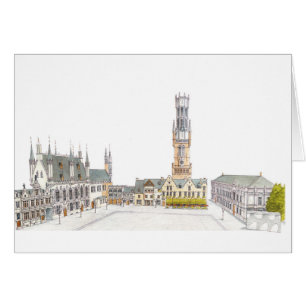 Carré de Burg. Bruges Belgique