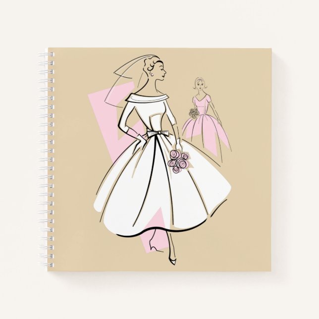 Carré de carnet de groupe Neutral de mode (Devant)