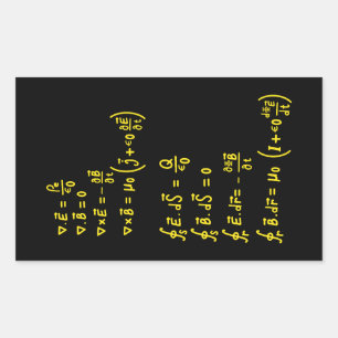 Carré de formule physique Invitation Sticker