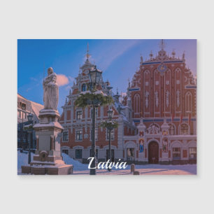 Carré de la mairie de Riga en hiver