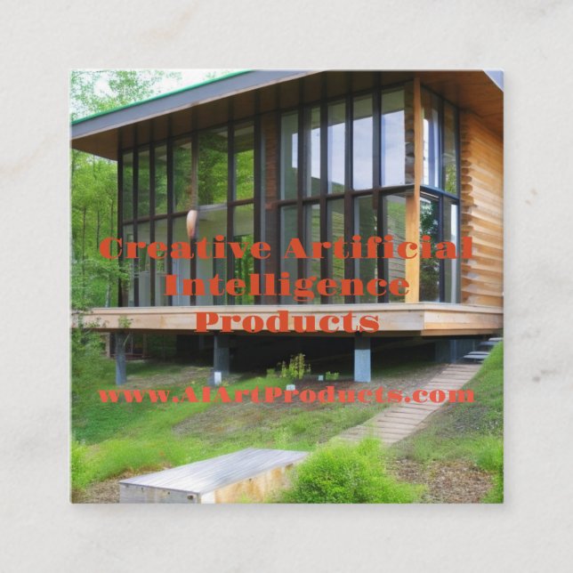 CARRÉ de produits d'art AI Carte de visite (Devant)