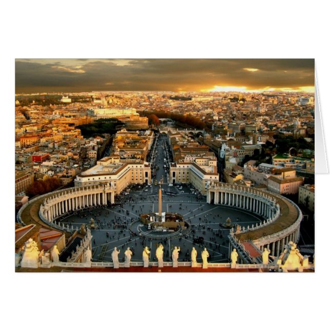 Carré de Saint Pierre, Vatican (Devant Horizontal)