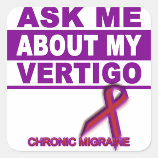 Carré Demandez-moi à propos de My Vertigo - Sticker