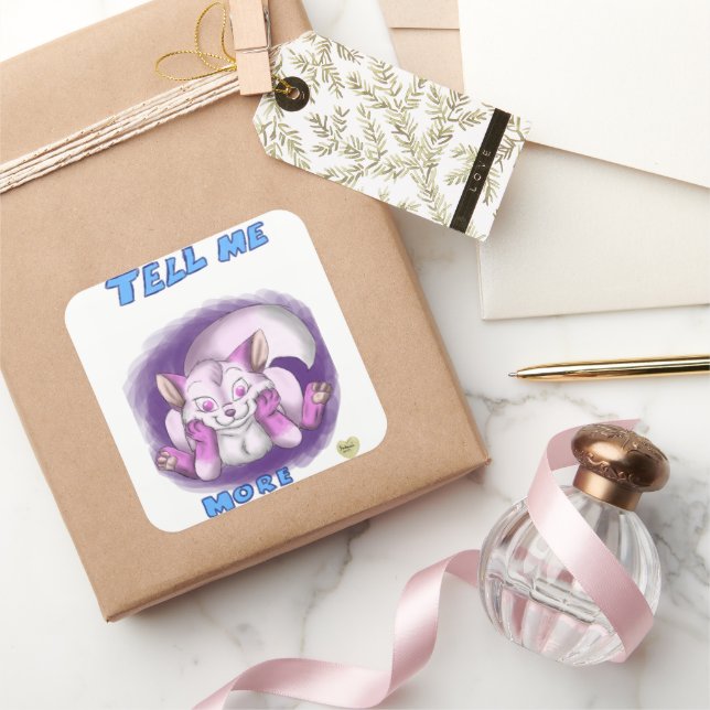 Carré Dites-moi plus Sticker (Cadeaux)