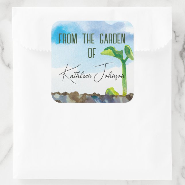 Carré Du Jardin De Sticker (Sac)