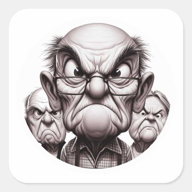 Carré "Elder Glare Sticker Pack" (Devant)