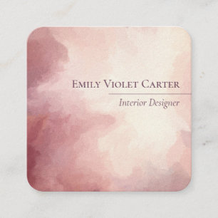 Carré Élégante Carte de visite féminine délicieuse